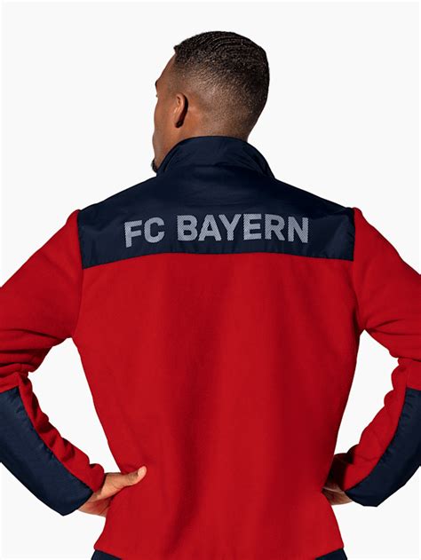 adidas jacke retro rot fc bayern|adidas fleecejacke fc bayern.